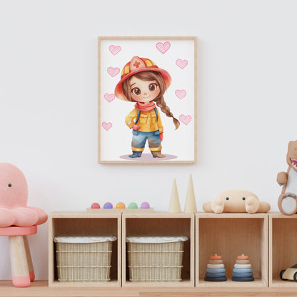 +15 Nursery Professions Wall Art ✏️ 👩‍🔧